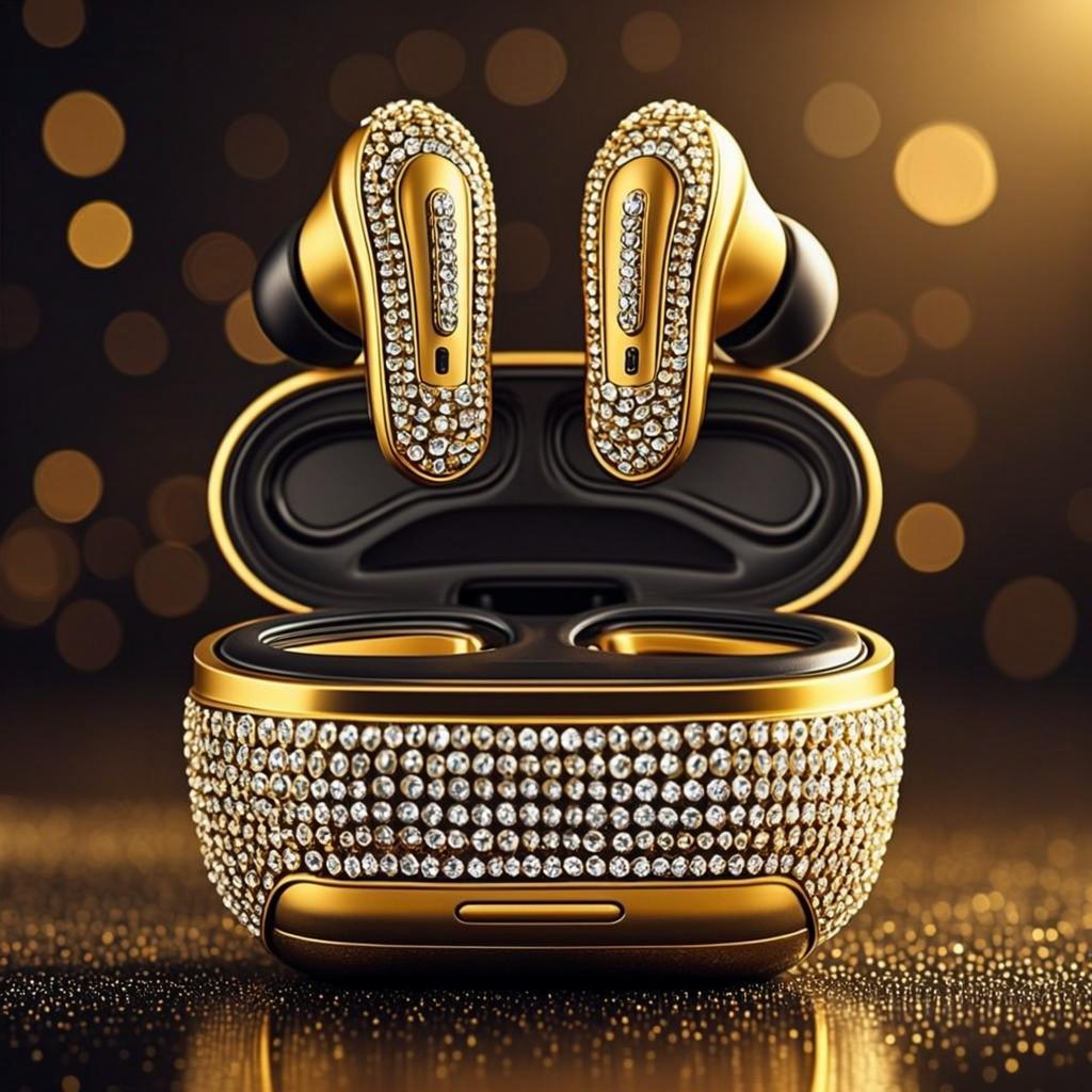 Écouteurs Haute Joaillerie « Écume du Lac Rose »