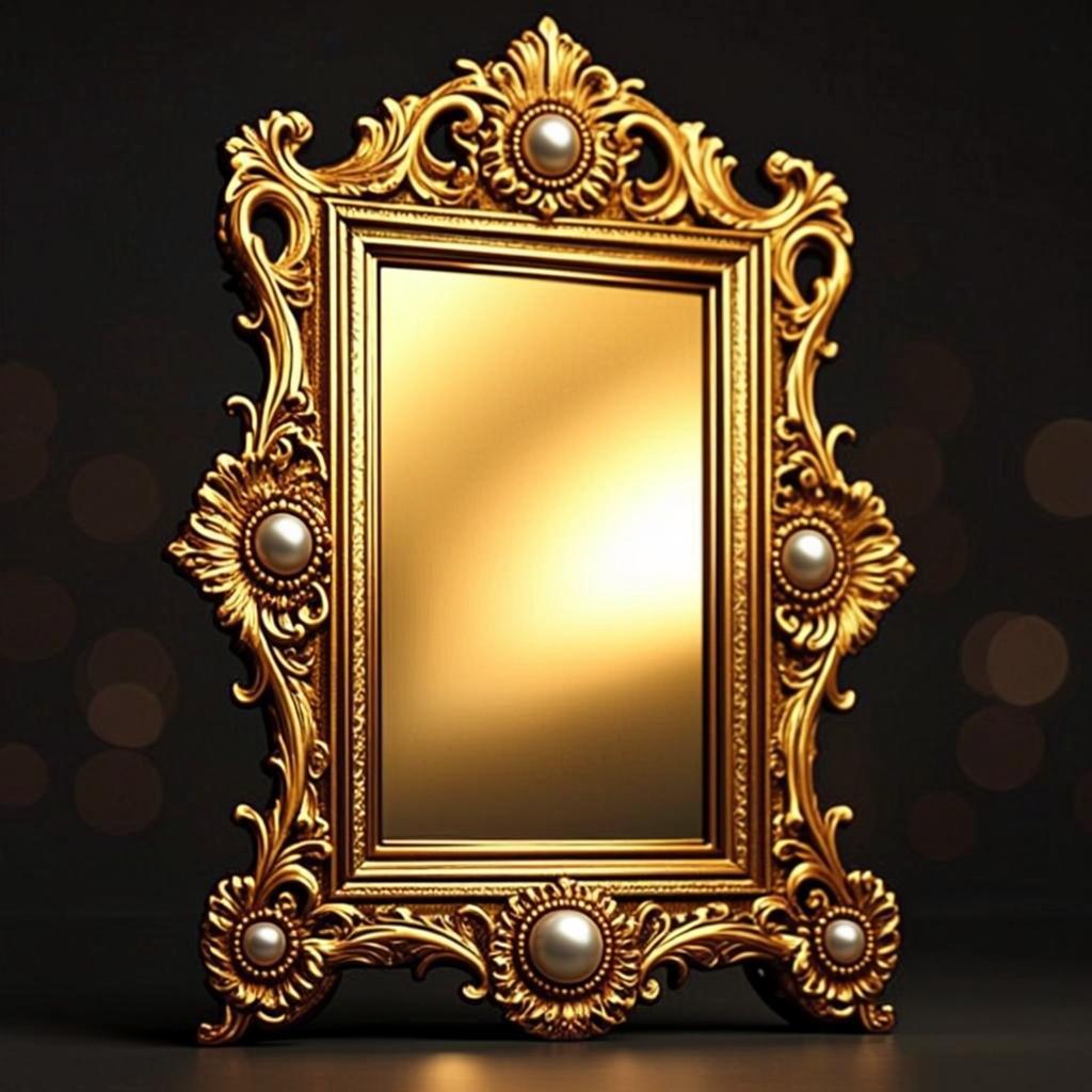 Miroir Doré « Regard de Signare »