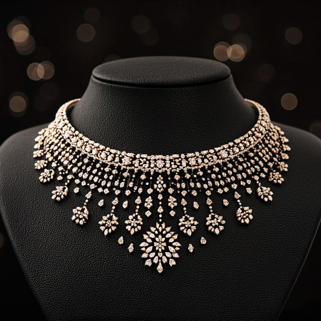 Collier Haute Joaillerie « Rivière d’Or du Sine »