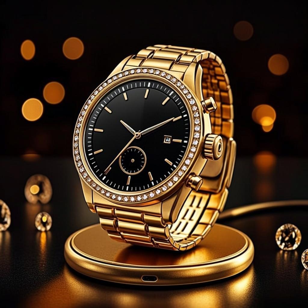 Montre Connectée « Garde du Temps Sertie »