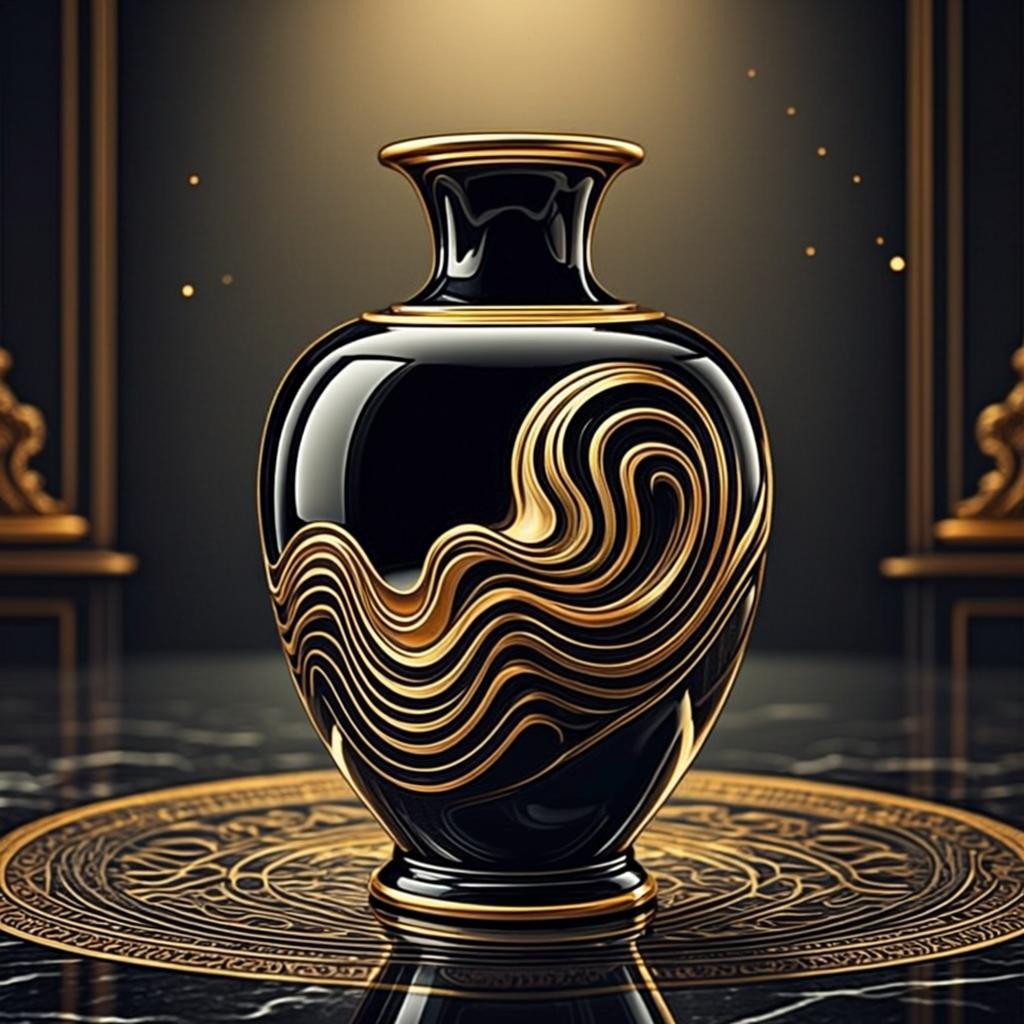 Vase « Vague de Hann »