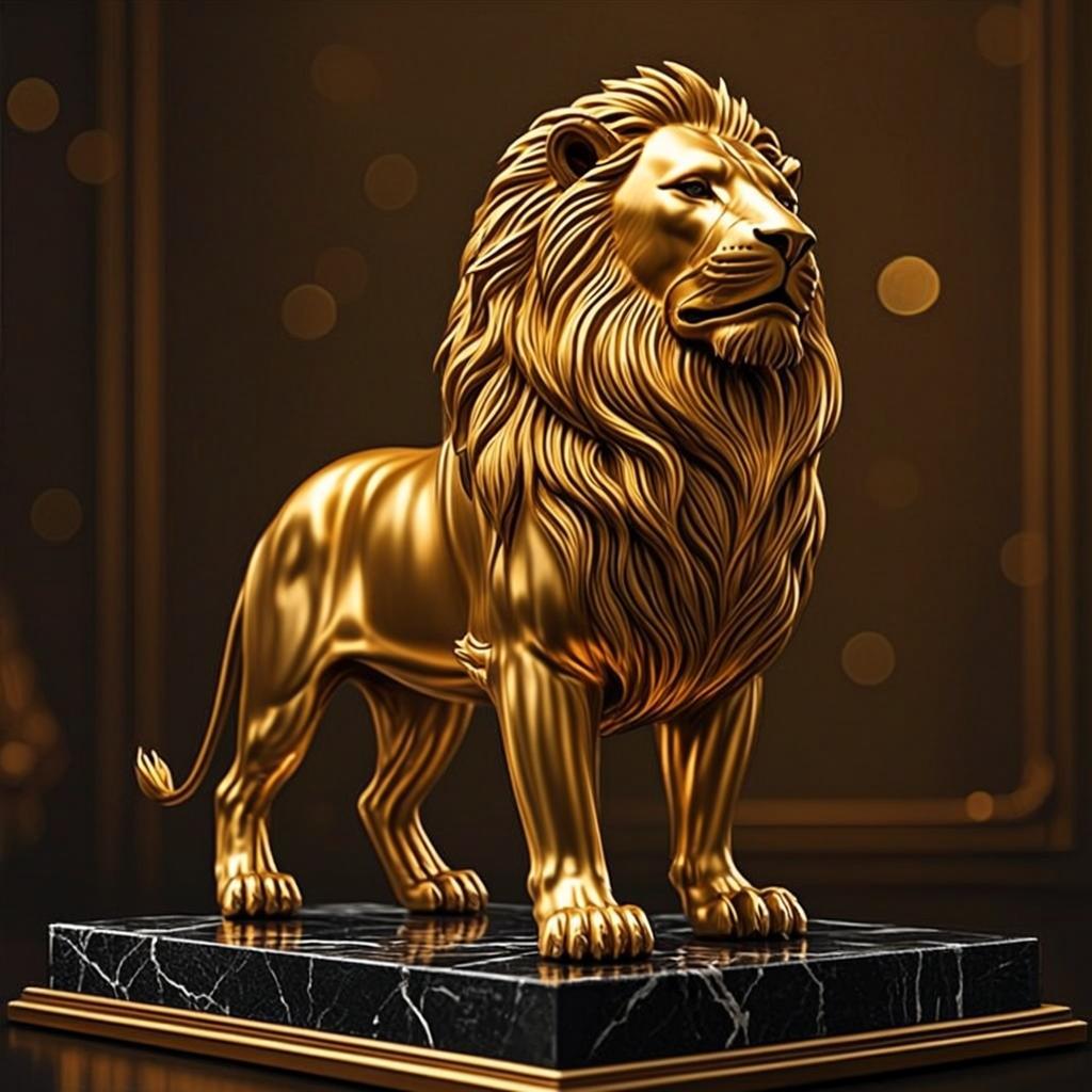 Statuette « Lion du Téranga »